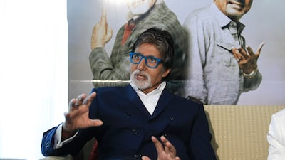 Bollywood actor Amitabh Bachchan is reported to have a net worth of $400 million. Sarah Dea / The National