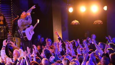 American country rock star Garth Brooks is one of the artists due to perform at Joe Biden's inauguration. AP Photo