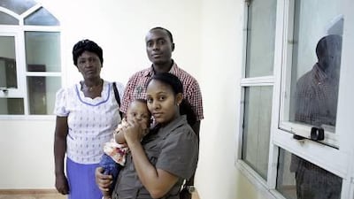 Peter Macharia, his mother Florence, wife Cecilia and son Shawn are the victims of a property scam that cost them Dh45,000 and a place to live.