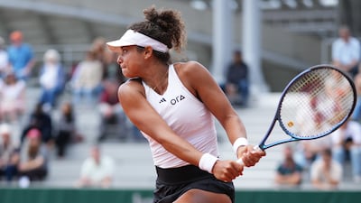 Egyptian tennis player Mayar Sherif has risen from 129 to 50 in the world rankings in less than two months. Photo : Cedric Lecocq / FFT