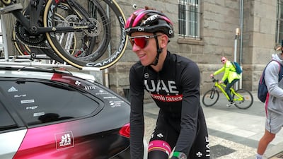 Tadej Pogacar prepares for the 108th edition of the Tour de France. EPA