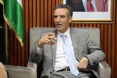 Nayef Hamidi Al Fayez, Jordan's Minister of Tourism and Antiques, said the impact of the Russia-Ukraine war was 'less harmful' for the kingdom than other countries. Picture: Pawan Singh/The National