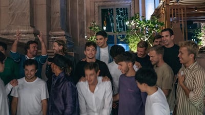 Lando Norris uploaded some outtakes from the group shot. Photo: Lando Norris / Instagram