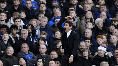 Chelsea manager Antonio Conte on the sidelines. Tony O’Brien / Reuters