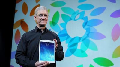 A reader is unimpressed by the new iPad Air launched by Apple CEO Tim Cook. Noah Berger/Bloomberg