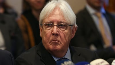 UN special envoy to Yemen, Martin Griffiths. EPA