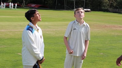 Alishan Sharafu captained his academy side on a tour to the UK. Photo: Sharafu Thayyil Kattupurayil