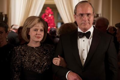 Amy Adams as Lynne Cheney and Christian Bale as Dick Cheney in Adam McKay’s 'Vice'. Courtesy Annapurna Pictures