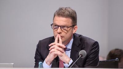 Christian Sewing, the new CEO of Deutsche Bank. The lender plans to slash at least 7,000 Jobs to cut cost and boost profit. Thomas Lohnes / Getty Images