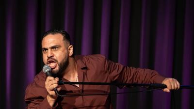 Actor and comedian Alaa Shehada has said the themes of his show have never been more urgent. Photo: Instagram / Palestinecomedy