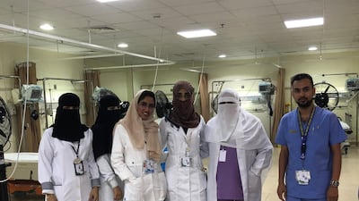 Mina Emergency Hospital is one of the largest hospitals of the holy sites to receive pilgrims. Balquees Basalom / The National