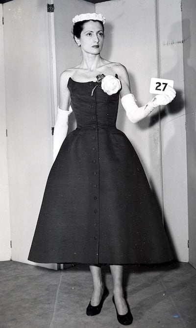 An archive image of a show by founder Cristobal Balenciaga. Photo: Balenciaga