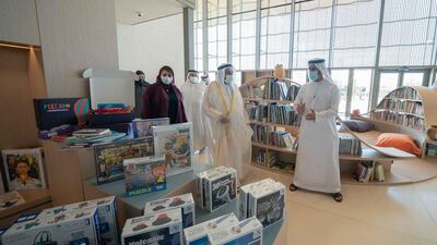 His Highness Sheikh Dr. Sultan bin Muhammad Al Qasimi, Supreme Council Member and Ruler of Sharjah inaugurated the House of Wisdom today. Courtesy NNC