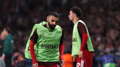 Liverpool's Egyptian striker Mohamed Salah was an unused substitute. AFP