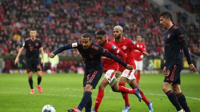 Thiago Alcantara scores Bayern Munich's third goal. Getty