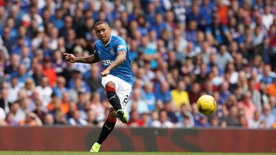 James Tavernier of Rangers during the Scottish Premiership match between Rangers and Hamilton Academical at Ibrox Stadium on August 6, 2016 in Glasgow, Scotland. Lynne Cameron / Getty Imagess)