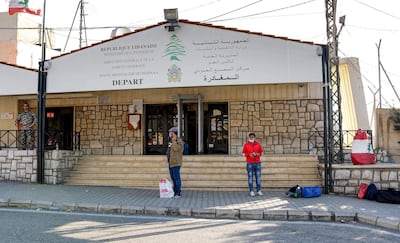 The Syrian-Lebanese border crossing at Masnaa. AFP