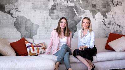 Medea Nocentini, left, and Anna-Liisa Goggs, co-founders of C3. Reem Mohammed / The National