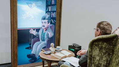 A 'digital Einstein' will meet thousands of visitors at Expo 2020's Swiss Pavilion. All photos by ETH Zurich