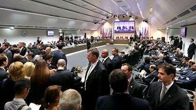 OPEC members attended the 161st meeting in Vienna last week. AFP PHOTO / ALEXANDER KLEIN