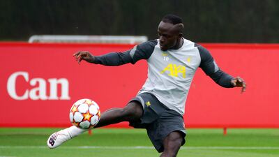 Liverpool attacker Sadio Mane. PA