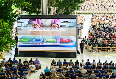 Apple's Worldwide Developers Conference in Cupertino, California. AFP