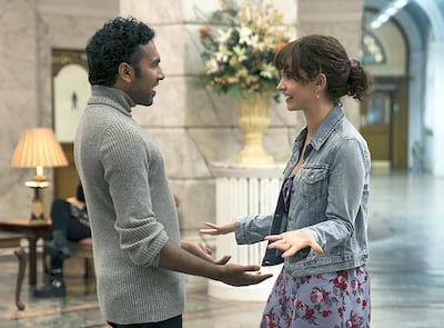 Himesh Patel and Lily James in 'Yesterday'. Universal Pictures