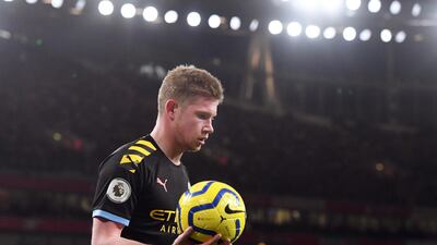 Manchester City v Leicester, Saturday, 9.30pm: Brilliant Belgian Kevin de Bruyne seems to get better and better. His destruction of Arsenal was a masterclass, and he has been directly involved in 19 Premier League goals in 2019 (seven goals, 12 assists), the most of any midfielder. Leicester will face a tough day if he plays like that again. EPA Manchester City 3 Leicester 1