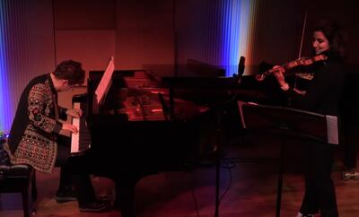 MiraLamar Duo in concert. Photo: World Heart Beat