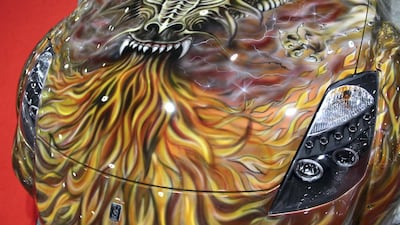 A dragon-inspired design.