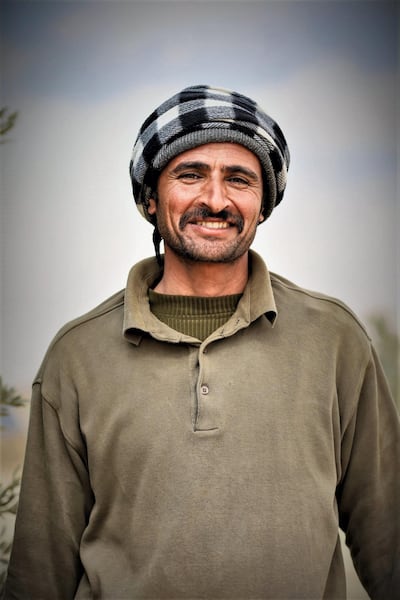 A man hired to work on the estate during harvest season. Photo Diana Argueta Sinclair