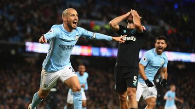 Centre midfield: David Silva (Manchester City) – If his winner against West Ham was scarcely a typical Silva goal, it was yet another game where the classy Spaniard made an impact. Clive Brunskill / Getty Images