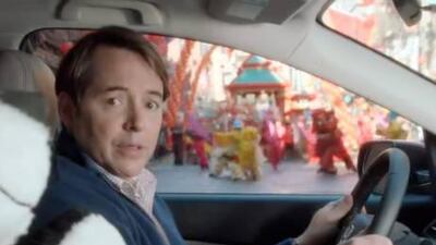 Matthew Broderick takes a day off with a CR-V in the Honda commercial.