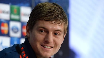 Toni Kroos has made 123 Bundesliga appearances for Bayern Munich since 2007. Christof Stache / AFP