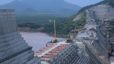 File photo: Ethiopia's Grand Renaissance Dam is seen as it undergoes construction work on the river Nile in Guba Woreda, Ethiopia September 26, 2019. Reuters