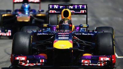 Red BullRacing's Sebastian Vettel.
