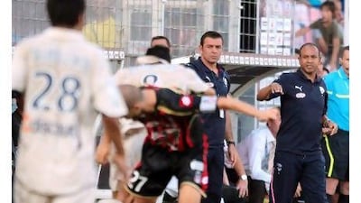 Jean Tigana, right, was a great midfielder for France, but the Bordeaux head coach's managerial skills are coming under fire.