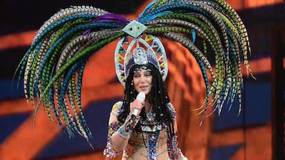 Cher, who turns 67 on May 20, 2014, performs at Barclays Center on May 9, 2014 in the Brooklyn borough of New York City. AFP