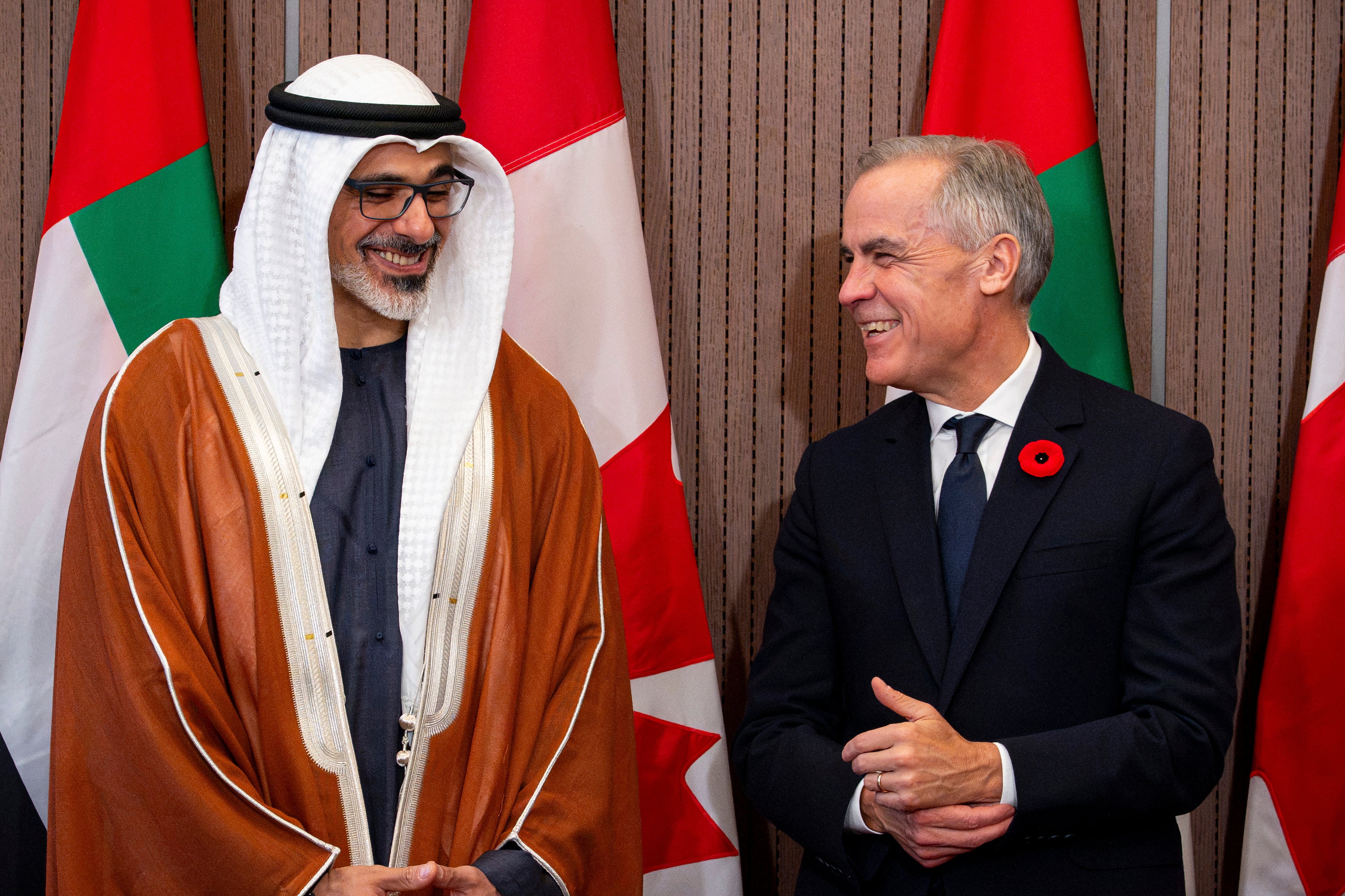 Sheikh Khaled holds talks with Canadian Prime Minister Mark Carney as nations boost energy and investment ties