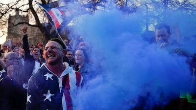 It was a celebration befitting the former frontman. REUTERS