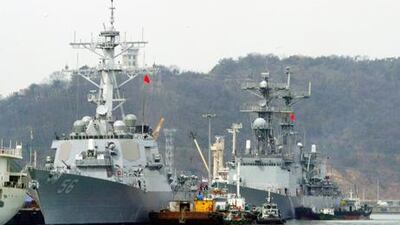 The US and South Korea will be conducting naval war games over the next few days.