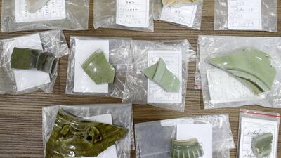 The dig also found pale green celadon pottery from Longquan kilns in the coastal Fujian province