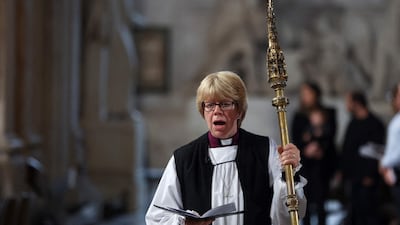 Dame Sarah Mullally has wide experience in the Church of England, having been installed as the first female Bishop of London in 2018. AFP
