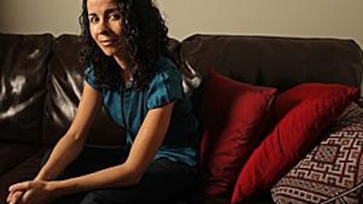 The author Laila Lalami at home in Santa Monica.