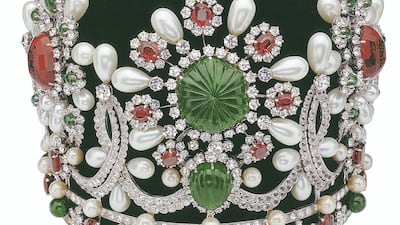 Tiara replica, Farah Pahlavi, 1967. Photo: Van Cleef & Arpels