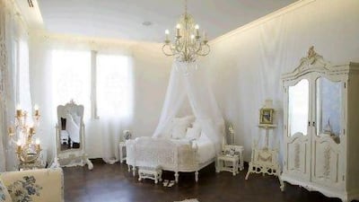 Wood flooring can bring a warm and homely ambience to any room, including this bedroom in Al Barari Villas in Dubai. Duncan Chard for The National