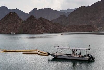 Construction of hydroelectric power plant in Hatta. Antonie Robertson / The National