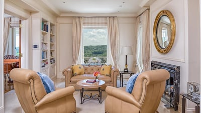 An informal lounge area