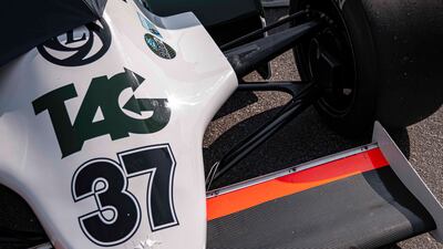 A Williams F1 car driven by Christophe D'Ansembourg