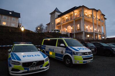 Police cars in Sweden. EPA